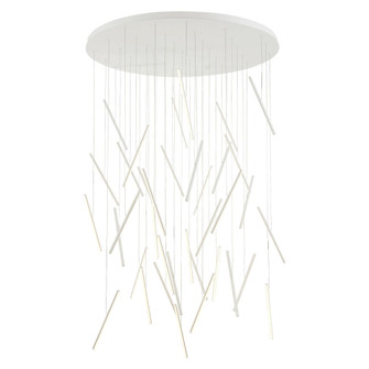 Chute 50-in White LED Multi Pendant (461|MP14850-WH)