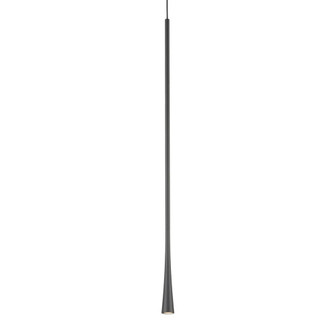 Taper 32-in Black Dimmable LED Pendant (461|PD15832-BK)