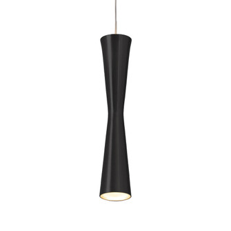 Robson 12-in Black Dimmable LED Pendant (461|PD42502-BK)