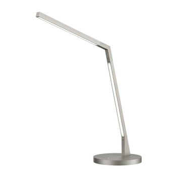 Miter 17-in Brushed Nickel Dimmable LED Table Lamp (461|TL25517-BN)