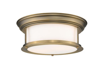 2 Light Flush Mount (276|2011F13-HBR)