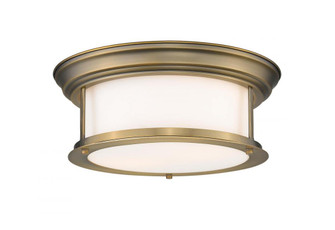 2 Light Flush Mount (276|2011F13-HBR)