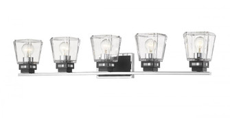 5 Light Vanity (276|474-5V-CH-MB)