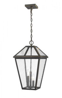 3 Light Outdoor Chain Mount Ceiling Fixture (276|579CHXL-ORB)