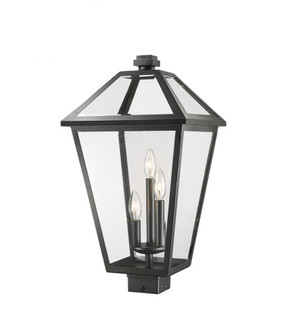 3 Light Outdoor Post Mount Fixture (276|579PHXLS-BK)