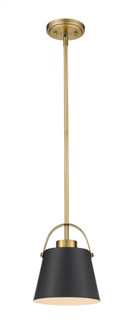 1 Light Pendant (276|726MP-MB+HBR)