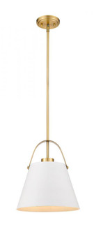 1 Light Pendant (276|726P-MW+HBR)