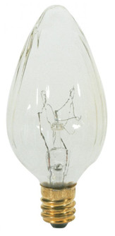 15 Watt F10 Incandescent; Clear; 1500 Average rated hours; 110 Lumens; Candelabra base; 120 Volt (27|S3360)