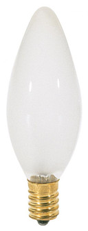 25 Watt BA9 1/2 Incandescent; Frost; 1500 Average rated hours; 220 Lumens; European base; 120 Volt (27|S3380)