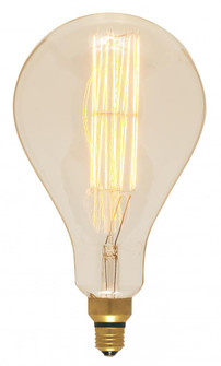60 Watt PS52 Incandescent vintage style; Amber; 2000 Average rated hours; Medium Base; 120 Volt (27|S2433)