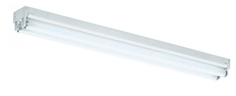 Lighting by AFX ST232R8 Standard 48-Inch 2-32 T8 Light Strip, White Enamel Steel Chassis (1|ST232R8)