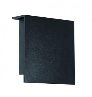 SQUARE 8IN OUTDOOR SCONCE 3000K (3612|WS-W38608-BK)