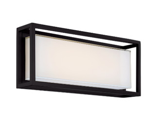 FRAMED 20IN OUTDOOR SCONCE 3000K (3612|WS-W73620-BK)