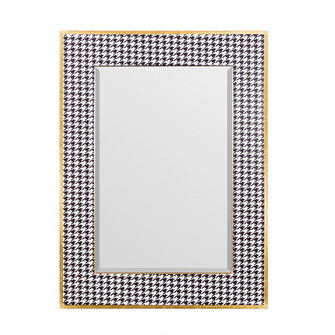 Azzezzi 30x40 Rectangular Houndstooth Wall Mirror (158|4DMI0101)