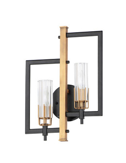 Flambeau-Wall Sconce (19|16112CLBKAB)