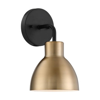 Sloan - 1 Light Vanity - Matte Black and Burnished Brass Finish (81|60/6791)