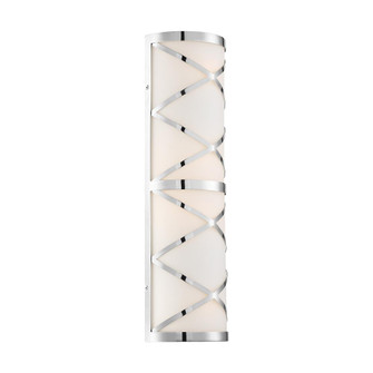 Sylph - 4 Light Vanity - with Satin White Glass - Polished Nickel Finish (81|60/6845)