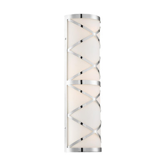Sylph - 4 Light Vanity - with Satin White Glass - Polished Nickel Finish (81|60/6845)