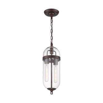 Fathom - 2 Light Pendant - with Clear Glass - Mahogany Bronze Finish (81|60/6922)