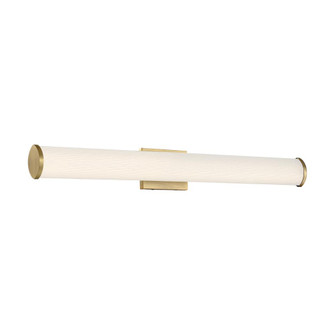 Lena - 36'' LED Vanity - with Striped Acrylic Lens - Brushed Brass Finish (81|62/1593)