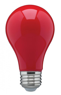 8 Watt A19 LED; Ceramic Red; Medium base; 360 deg. Beam Angle; 120 Volt (27|S14984)