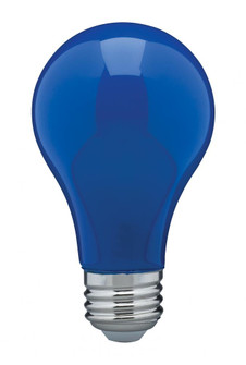 8 Watt A19 LED; Ceramic Blue; Medium base; 360 deg. Beam Angle; 120 Volt (27|S14985)