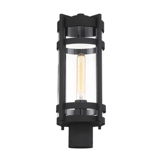 Tofino - 1 Light Post Lantern - Clear Glass - Textured Black Finish (81|60/6575)
