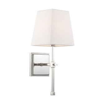 Highline - 1 Light Vanity - with White Linen Shade - Polished Nickel Finish (81|60/6708)