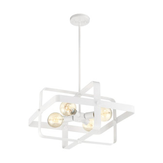 Prana - 4 Light Pendant - White Finish (81|60/6722)