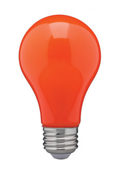8 Watt A19 LED; Ceramic Orange; Medium base; 360 deg. Beam Angle; 120 Volt (27|S14988)