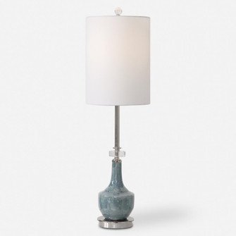 Uttermost Piers Mottled Blue Buffet Lamp (85|29698-1)