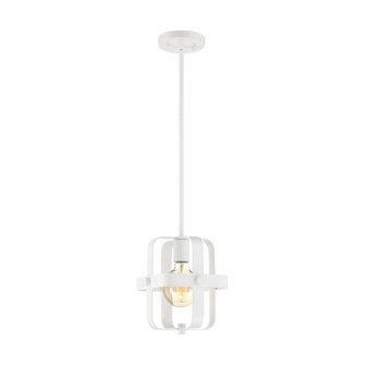 Prana - 1 Light Mini Pendant - White Finish (81|60/6721)