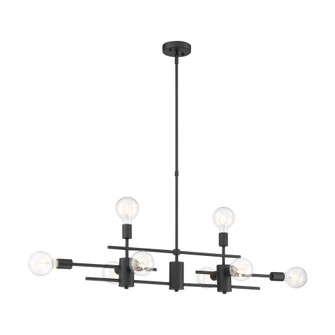 Delphi- 8 Light Island Pendant - Black Finish (81|60/6862)