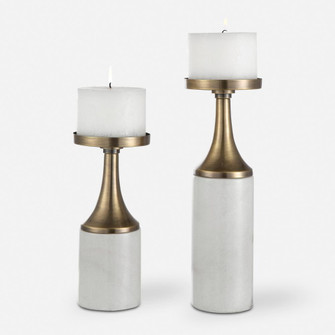 Uttermost Castiel Marble Candleholders Set/2 (85|17546)