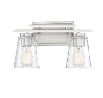 Calhoun 2-Light Bathroom Vanity Light in Satin Nickel (128|8-1020-2-SN)