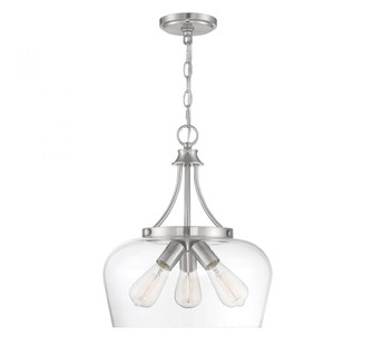 Octave 3-Light Pendant in Satin Nickel (128|7-4034-3-SN)