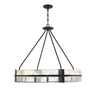 Hudson 12-Light Pendant in Matte Black (128|7-1851-12-89)