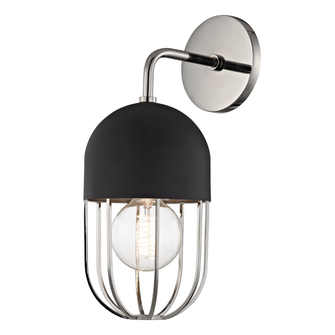 Haley Wall Sconce (6939|H145101-PN/BK)
