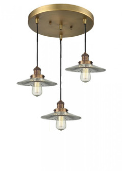 Halophane 3 Light Multi-Pendant (3442|211/3-BB-G2)