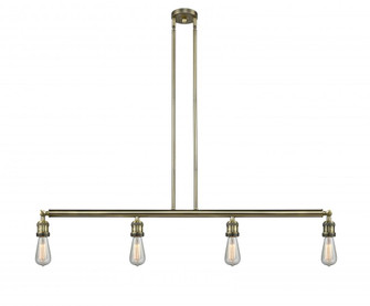 Bare Bulb 4 Light Island Light (3442|214NH-AB-LED)