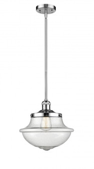 Oxford - 1 Light - 12 inch - Polished Chrome - Stem Hung - Mini Pendant (3442|201S-PC-G544-LED)