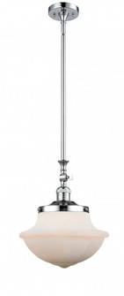 Oxford - 1 Light - 12 inch - Polished Chrome - Stem Hung - Adjustable Mini Pendant (3442|206-PC-G541-LED)