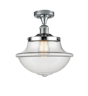 Oxford - 1 Light - 12 inch - Polished Chrome - Semi-Flush Mount (3442|517-1CH-PC-G542)