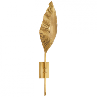 Dumaine Single Pierced Leaf Sconce (279|JN 2517AB)