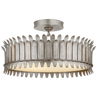 Leslie 16'' Semi-Flush (279|SK 4206BSL)