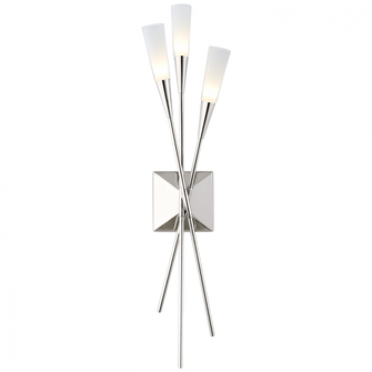 Stellar Triple Tail Sconce (279|CHD 2602PN)