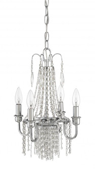 Maisie Collection - 4 Light - Chandelier - 11.75''W - 18''H -  Chrome Finish (21|95384-CH)