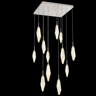 Rock Crystal Square 12pc Multi-Pendant (1289|CHB0050-12-BS-CA-C01-L1)
