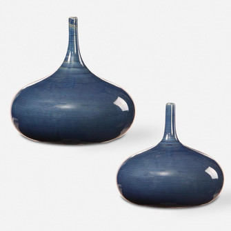 Uttermost Zayan Blue Vases Set/2 (85|18988)