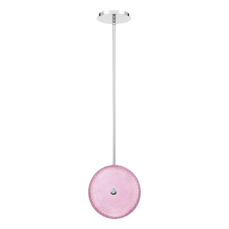 Caledonia, LED Pendant, Sml, Pink (4304|35913-023)